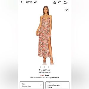 Astr the label dress worn once to a wedding perfect condition EUC size small